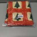 Green Christmas Tree Body Pillow Cover 20x54, Vintage Red and Green Christmas Tree Crochet Pattern Long Body Hug Pillow Pillowcase for Bed Couch Kids Adults