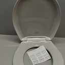 Bemis Classic Colors Slow Close Toilet Seat, Easy Clean Hinges and Durable Plastic Seat, Made in USA, Round, Ice Grey
