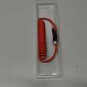 AGVEE 3ft Coiled Short USB-C to USB-C Charging Cable [USB-IF Certified] 60W PD Fast Charger Cord in Car for iPhone 17/16/15 CarPlay, Galaxy S25 S24 S23 S22 S21 S10 S9, Google Pixel, Red