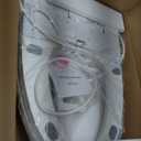 Electric Bidet Toilet Seat, Elongated, Warm Water with Air Dryer, Heated Seat and Slow Close Lid, Front and Rear Wash, LED Nightlight, Wireless Remote, White, 101