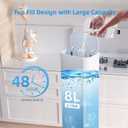 2.11Gal Ultrasonic Cool Mist Humidifier with Timer and Humidistat for Large Rooms - Home, Bedroom, Baby, Adults, Plants