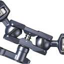 SmallRig Camera Magic Arm, Flexible Articulating Arm with 1/4 Screws, Field Monitor Mount with Dual Ballhead, Aluminum