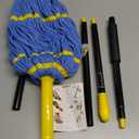 Self-Wringing Twist Mops for Floor Cleaning, Microfiber Floor mop with 57 " Long Handle, Easy Wringing Mop for Hardwood Commercial Household Clean