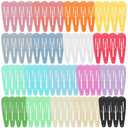 Snap Hair Clips Hair Barrettes for Girls, Anezus 80 Pcs 2 Inch Non-Slip Barrettes Hair Accessories for Girls, Women, Kids Teens or Toddlers
