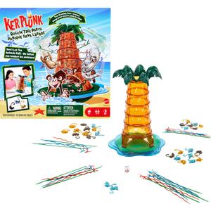 Mattel Games Kerplunk Rockin Tree Party Game for Kids, Families & Parties, Features Animal Pieces Mattel Games Kerplunk Rockin Tree Party Game for Kids, Families & Parties, Features Animal Pieces