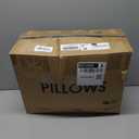 puredown® Goose Feathers and Down White Pillows with 100% Soft Cotton Cover, Bed Sleeping Hotel Collection Pillows Set of 2 King Size
