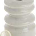 Zareba WP22 Multi-Groove Wood Post Ceramic Insulator White (1 Pack)