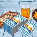 OXYLIPO 120Pcs Oktoberfest Theme Napkins Paper Happy Oktoberfest Disposable Paper Napkins Oktoberfest Luncheon Napkins Oktoberfest Hand Towels for Oktoberfest Festival Dinner Party (7.9 x 4.3 Inch)