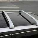 Roof Rack Cross Bars for 2014-2019 Toyota Highlander Cross Rails Aluminum Silver