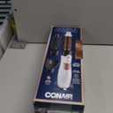 Conair Double Ceramic 3-in-1 Hot Air Brush, Interchangeable Attachments: 1-Inch Thermal Brush, -Inch Boar and Nylon Bristle Brush, and Concentrator, Voluminous Curls & Straight Styles, White