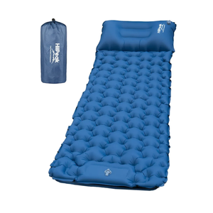 HiiPeak Sleeping Pad - Ultralight Inflatable Sleeping Mat with Built-in Foot Pump, Durable Compact Waterproof Camping Air Mattress for Camping, Backpacking, Hiking, Tent Trap Traveling