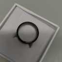 T5577 or UID chip RFID Black Ceramics Smart Finger rewrite Ring 125KHZ/13.56MHZ Wear for Men or Women (T5577 125KHZ-19MM)