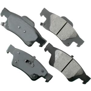 Akebono-ACT1498 Ultra Premium Rear Brake Pads, GREY