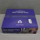 110 Pack 12 oz Plastic Cups with Lids and Straws,Sturdy Disposable Iced Coffee Cups with Lids,Clear To Go Cups For Smoothie,Cold Drinks