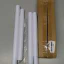 Closet Rods for Hanging Clothes, 1.3 Inch Diameter Heavy Duty Closet Rod 17-64 Inches Adjustable Clothes Hanging Rod White Closet Poles for Wardrobes, Bathroom, Windows