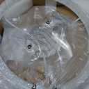 Ceiling Fans with Lights, 24 Inch Ceiling Fan with Light and Remote, Low Profile Reversible Fandelier Ceiling Fan, Dimmable LED, Flush Mount, Low Noise DC Motor, for Bedroom, Kitchen, Office