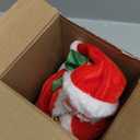 Gfilay 2025 Upgraded Climbing Santa Claus on Rope, Animated Electric Musical Christmas Ornament with 3 Modes, Secure Tree Hook & Reinforced White PVC Case, Heartwarming Holiday Decoration Gift