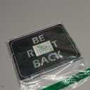 Be Right Back Sign, Be Back Soon,Will Be Right Back, Temporarily Steps Away or Unavailable Sign, Stepping out Briefly, Momentarily Absent, Return Shortly, Office Cubicle Desk Accessories