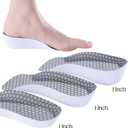 3 Pairs Height-Increasing InsolesHeight boostersHeel Lifts for Shoes,Orthopedic High PadsArch Support Inserts for Men and Women,(Gray0.6"/1"/1.4" Height) (1 Inch)