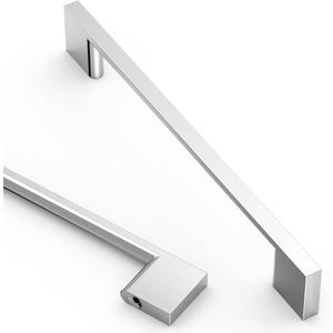 Asidrama 9 Pack 6.3 Inch(160mm) Polished Chrome Kitchen Cabinet Handles, Cabinet Pulls Kitchen Cabinet Hardware for Cupboard Drawer Pulls