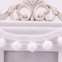 20 Yards Pom Fringe Trim,Mini Ball Tassel for Women,4/5inch Wide Soft Pompom Fringed Ribbon for Clothing Bedding Pillow Quilt Curtain Bag Sewing Accessories(White)