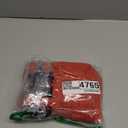 Lovelonglong Warm Dog Coat Double Layers Dog Vest, 4 Legs Covered Windproof Waterproof Reflective Orange D-S