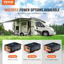 VEVOR RV Converter, 80 Amp, 110V AC to 12V DC RV Power Converter Battery Charger with 4 Stage Smart Charging 13V to 16.5V Adjustable Operating Range, Compatible with Lithium Lead Acid Battery, ETL