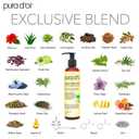 PURA D'OR 8 Oz Original Gold Label Anti-Thinning Biotin Shampoo Natural Earthy Scent, CLINICALLY TESTED Effective Results, Herbal Blend Hair Thickening Products, Women & Men, Color Treated Hair