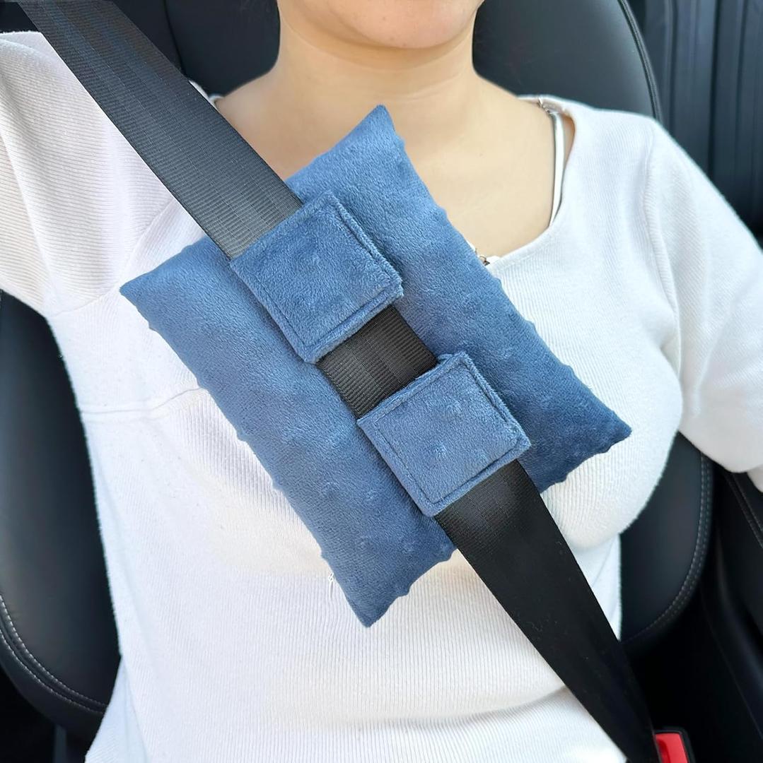 Pacemaker Pillow Chemo Port Pillows for Mastectomy, Open Heart Surgery Recovery Gifts Breast Cancer Bypass Post Surgery Cushion, Minky Dot Denim Blue