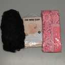 OATIPHO Curly Afro Wigs for Women Black Synthetic Hairpieces Natural Look Big Loose Curls Party Halloween Cosplay Costume Wigs