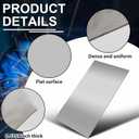 Blulu 2 Pack 20 Gauge Sheet Metal Weldable Steel 24 x 48 Inch 1008 Carbon Steel Sheet Unpolished (Mill) Finish Shim Stock Metal Cold Rolled Flat Sheets, 0.0359" Thickness