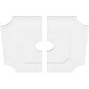 Ekena Millwork CMP26LE-02000 Locke Architectural Grade PVC Contemporary Urethane Ceiling Medallions 26"OD x 2"ID x 15 1/2"C x 1"P