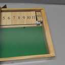 Regal Games Shut The Box - Fun Table Math Game with Wooden Board for Adults & Kids - 12 Spots Dice Game with 2+ Player Games - Ideal for Game Night, Travel - (Ages 8+)