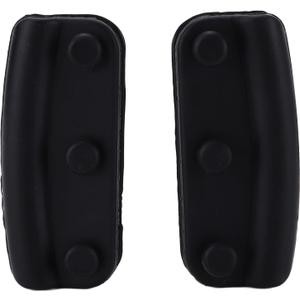 Tyenaza 2PCS Silicone Pot Handle Holder, Pot Holder Sleeve Heat Insulated Skillet Handle Cover for Home Kitchen Cooking Baking Cookware (Black)