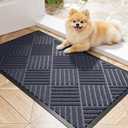 Front Door Mat 29.5x17, Heavy Duty Non-Slip Indoor Outdoor Doormat