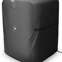 LIBZAKI Air Conditioner Cover Waterproof 600D Heavy Duty for Outside Units-Durable AC Cover Universal Sizes Square Fits up to 24 x 24 x 30inches-Black