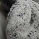 Plush Cat Tunnel with Cat Bed for Indoor Cats, Multifunctional Cat Donut Tunnel for Small Medium Large Cats Kitten Rabbit Puppies (Grey)