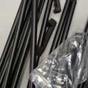 2 Pack Folding Easel Stand for Painting Metal Display Support for Outdoor and Indoor Use, Black