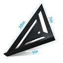 7 Inch Plastic Carpenter Square, Measuring Tool | Square Layout Tool for Carpentry and Engineering, made of High Impact Polystyrene