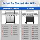 463242716 463242715 Grill Grates Replacement Parts for Charbroil Commercial TRU Infrared 4 Burner 466242715 463255020 466242815 G533-0009-W1A Cooking Grids Nexgrill 720-0882A Grill Parts