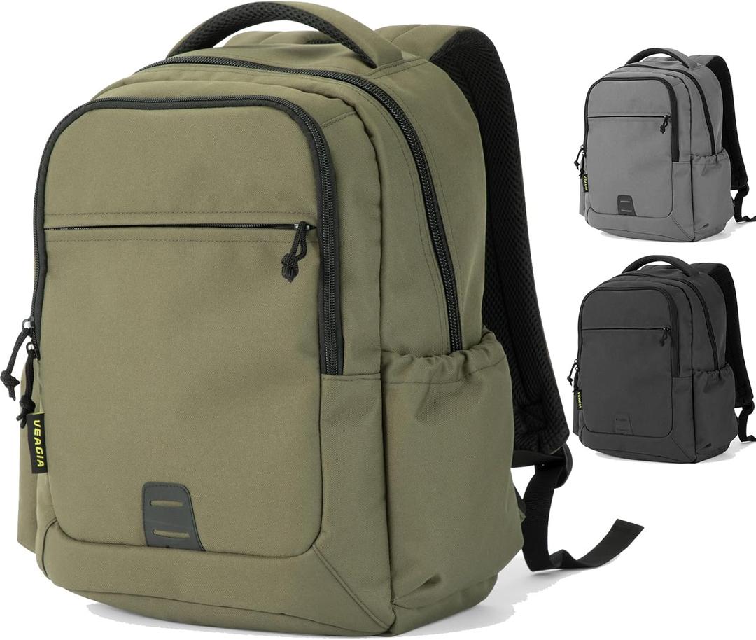 VEAGIA Tactical Travel Laptop Backpacks Large Heavy Duty Work Backpack For Men women Airline Approved (New ArmyGreen)