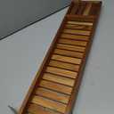 VaeFae Teak Bathtub Tray, Wooden Bath Caddy for Bathtub, Bath Tub Wood Table for Tub
