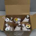 6 Pack Rechargeable Emergency Light Bulbs, Battery Powered LED Light Bulb 6000K Daylight E26 120 Volt 9W 60W Equivalent with 1200mAh for Home Power Outage Camping Hurricane