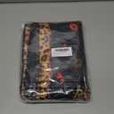 3 Pcs Cheetah and Cherry Linen Table Runner 13" x 72" Red and Black Leopard Print Tablecloth Red Lips Reusable Table Cover for Birthday Baby Shower Bridal Shower Wedding Party Favors