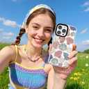 for iPhone 16 Case [Military-Grade Drop Protection/Serene Soft TPU Protective/Camera Protection/for Women & Girls]-Dreamy Pastel Seashell Aesthetic (ShellCollage)