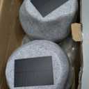 Outdoor Solar Rock Bluetooth Speakers with Colorful Lights, IPX7 Waterproof Speaker, Solar-Powered, TWS Paring, Perfect for Pool Garden and Outdoor Activities - Marble 2 Pack (Marble 2 PCS)