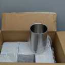 ZEAYEA 4pcs Stainless Steel Whiskey Glass, 10 oz Double Walled Insulated Tumbler, Unbreakable Old Fashioned Drinking Cup, Great Gift for Whiskey Lover