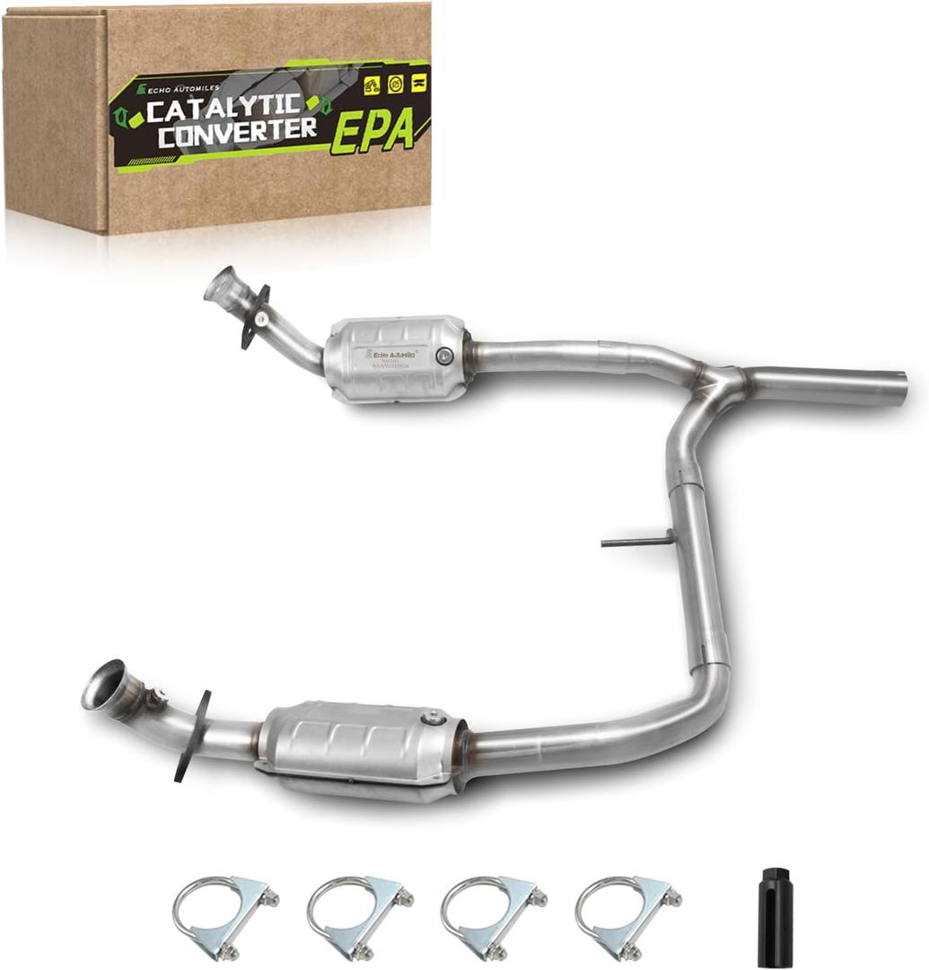 Catalytic Converter Compatible with 4WD ONLYFord F150 F-150 2004-2008, Lincoln Mark LT 2006-2008 5.4L, FX4 Model or Lariat or XL Model or XLT Model, w/Base Payload; Over 8500 GVW