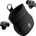 Skullcandy Push 720 Open Wireless Open Ear Bluetooth Earbuds, Headphones, Waterproof, Clip-On Lightweight Design, 30 Hours Battery, Wireless Charging Pouch, Microphone for iPhone Android - True Black