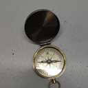 NauticalMart Vintage Brass Compass - RMS Titanic Inspired Pocket Compass, Perfect for Nautical Collectors and Gift Giving, 2 Inch Compact Design with Magnetic Jeweled Needle for Accurate Navigation